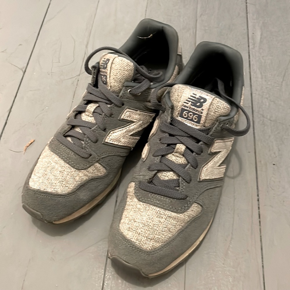 New Balance Special Addition Herringbone & Silver 696